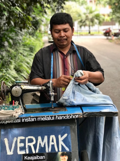street vendors, jakarta, kaki lima, indonesia, street vendor, terry donohue, java